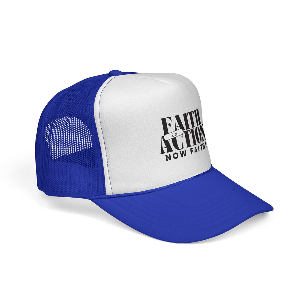 Now Faith Trucker Hat — Christian Mesh Cap (Hebrews 11 Inspired)
