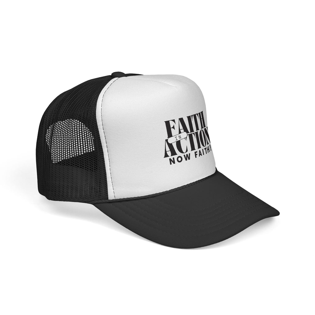 Now Faith Trucker Hat — Christian Mesh Cap (Hebrews 11 Inspired)