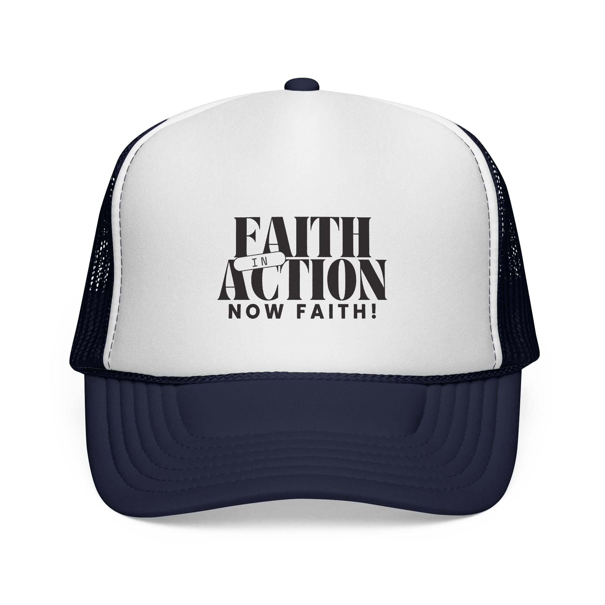 Now Faith Trucker Hat — Christian Mesh Cap (Hebrews 11 Inspired)