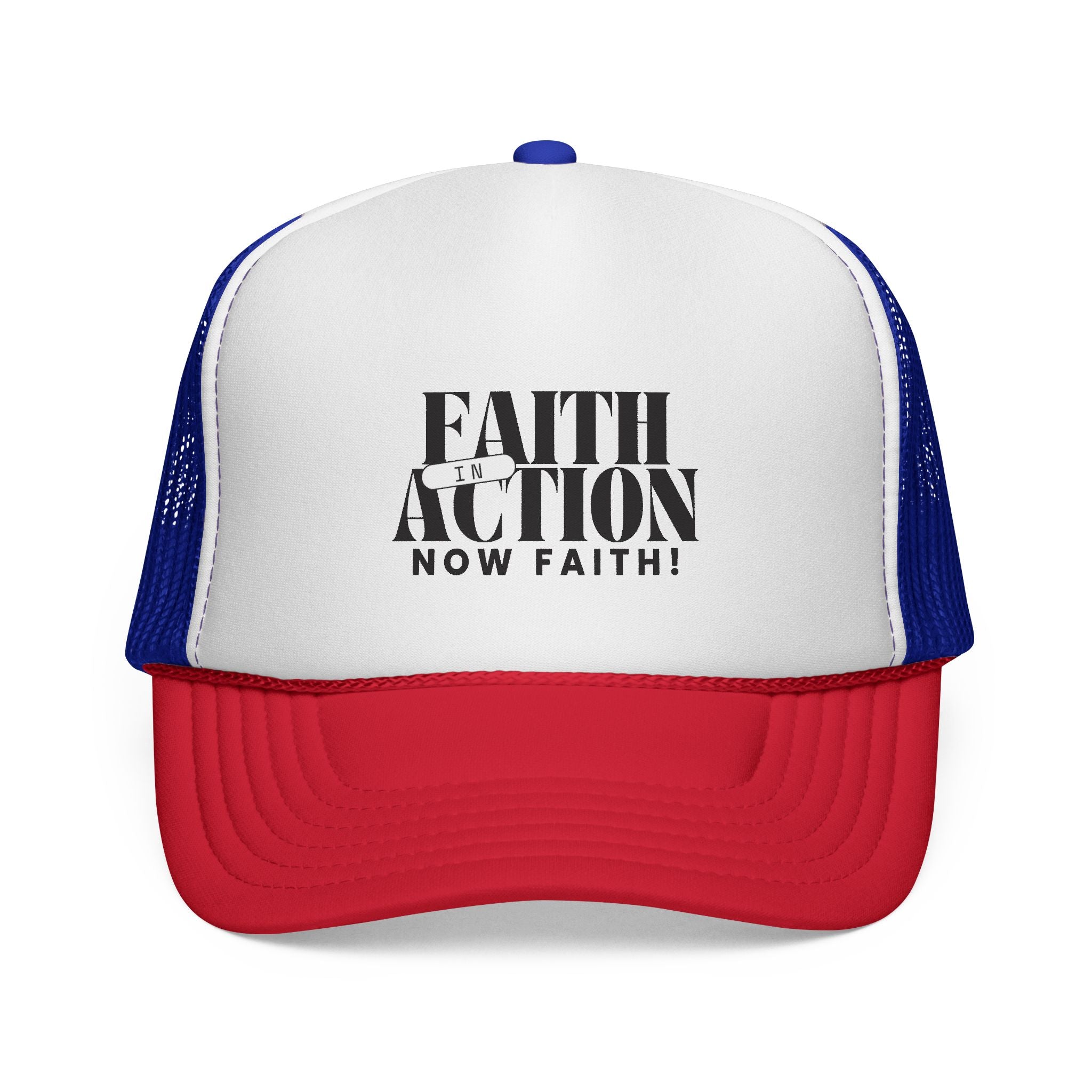 Now Faith Trucker Hat — Christian Mesh Cap (Hebrews 11 Inspired)
