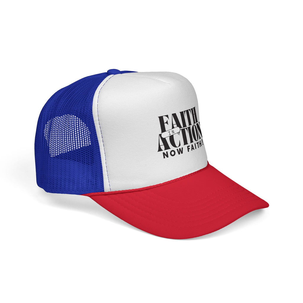 Now Faith Trucker Hat — Christian Mesh Cap (Hebrews 11 Inspired)